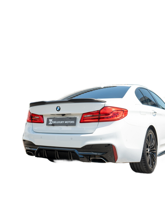 BMW 5 Series G30 / G31 Gloss Black Rear Diffuser V2 – CT Design