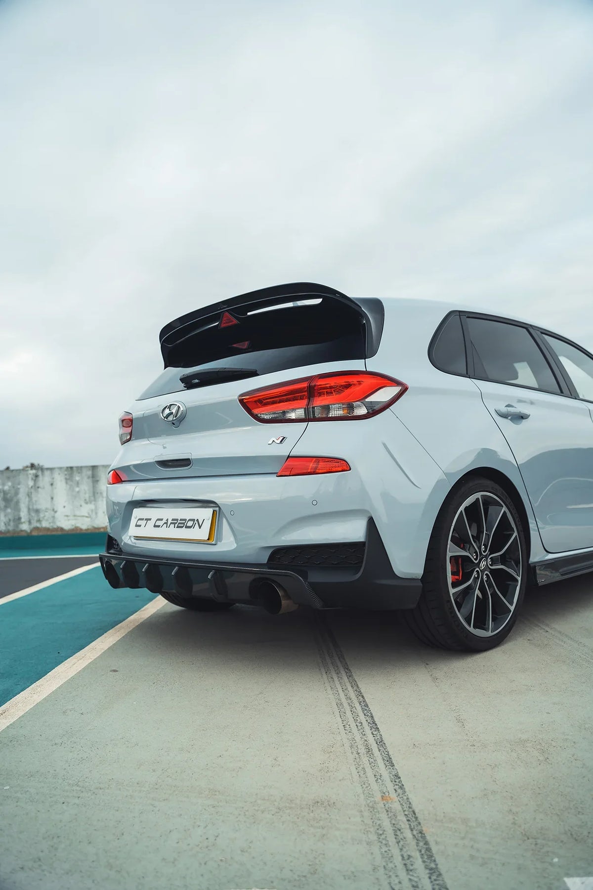 Hyundai i30N Pre-Facelift Carbon Rear Diffuser – CT Design