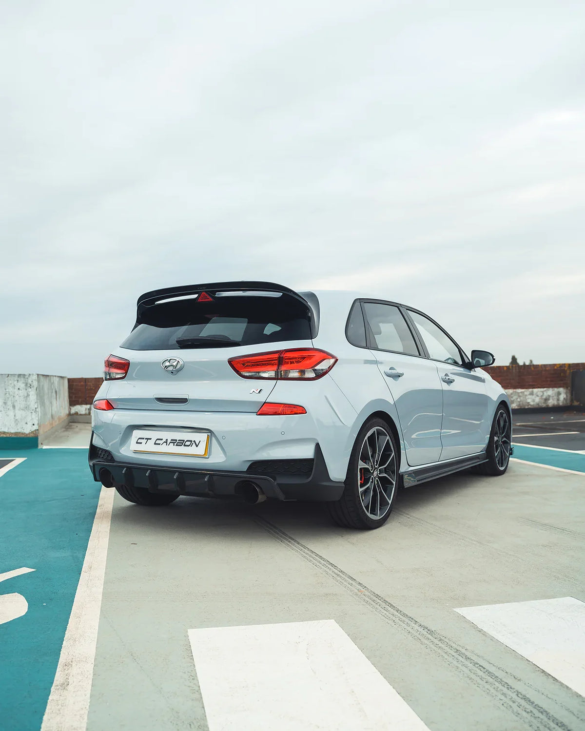Hyundai i30N Pre-Facelift Carbon Rear Diffuser – CT Design