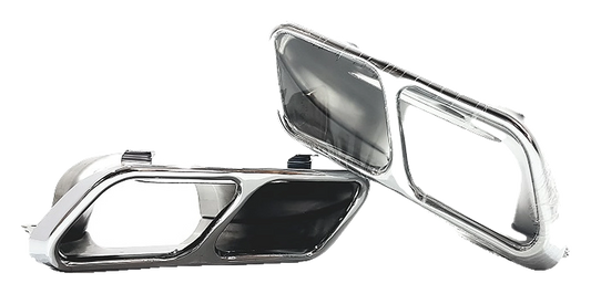 Mercedes-Benz A-Class (W176) Rear Diffuser A45 AMG Exhaust Tips