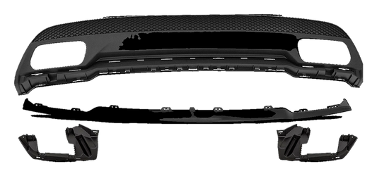 Mercedes-Benz A-Class (W176) Rear Diffuser A45 AMG Look