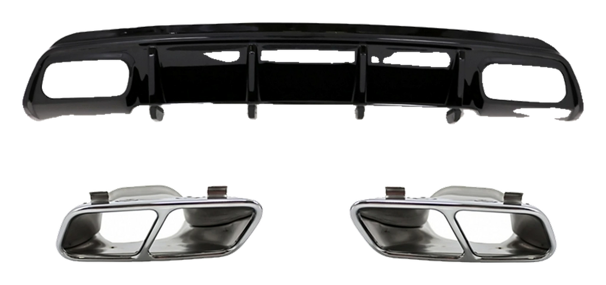 Mercedes-Benz A-Class (W176) Rear Diffuser Set A45 AMG Look