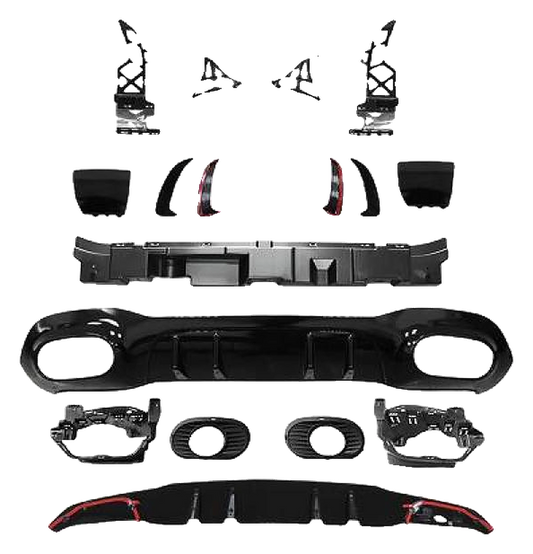 Mercedes-Benz A-Class (W177) Rear Diffuser Set A35 AMG Edition ONE Look