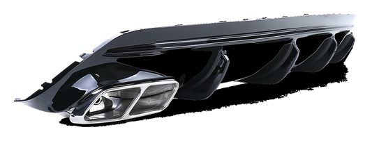 Mercedes-Benz CLA (C117) Rear Diffuser CLA 45 AMG Look V2