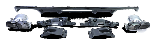 Mercedes-Benz CLS (W219) Rear Diffuser AMG Look V4