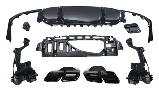 Mercedes-Benz E-Class (from 2020) (W213) Rear Diffuser Package E63 AMG Look V2