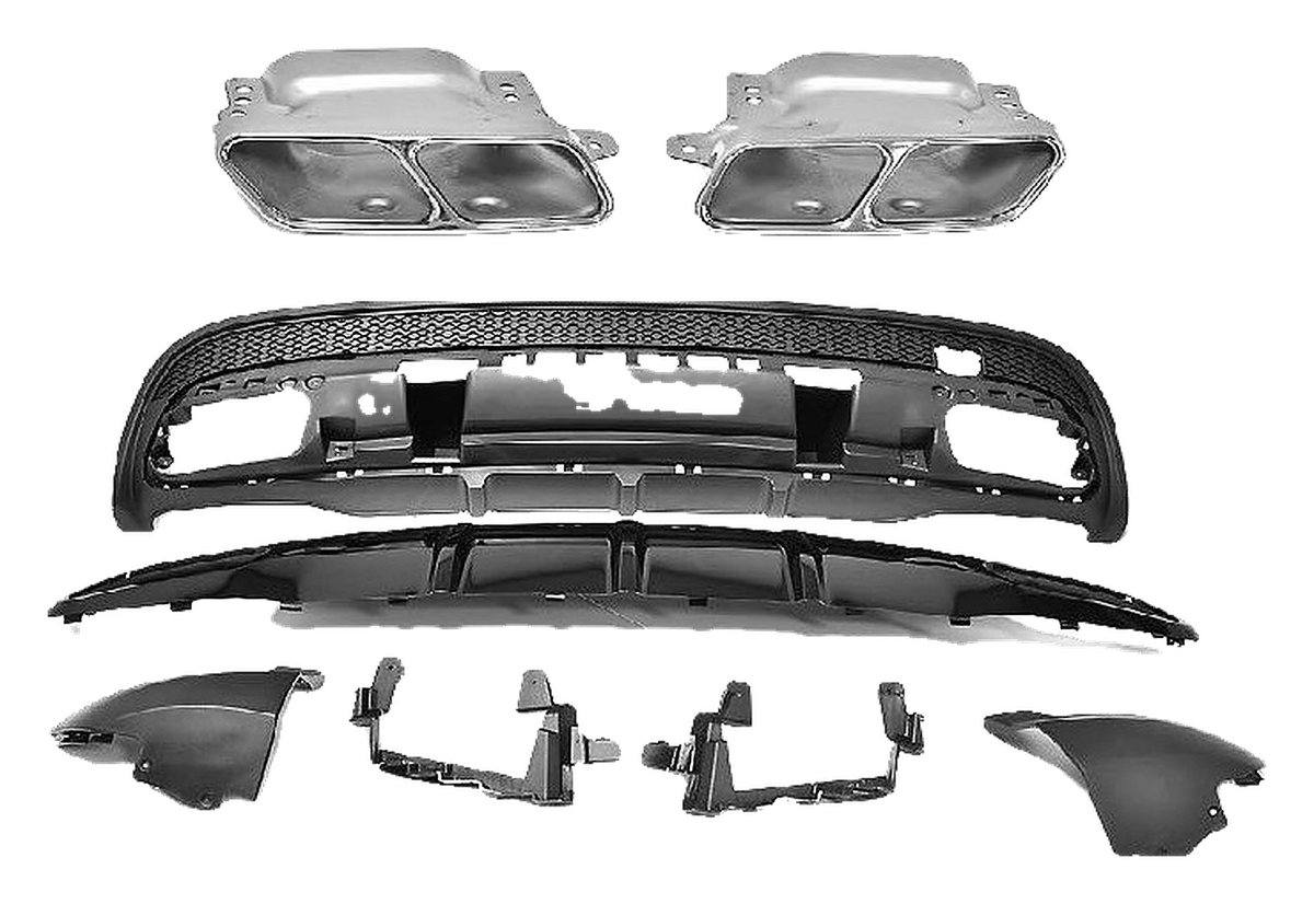 Mercedes-Benz GLA Rear Diffuser Set GLA 45 AMG Look