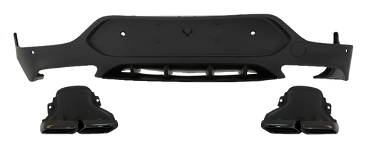 Mercedes-Benz GLC Coupe (X253) Rear Diffuser GLC 63 AMG Look