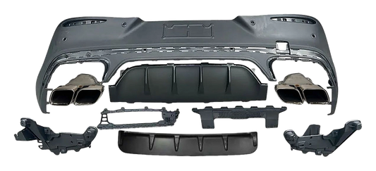 Mercedes-Benz GLC Coupe (X254) Rear Diffuser GLC 63 AMG Look V3