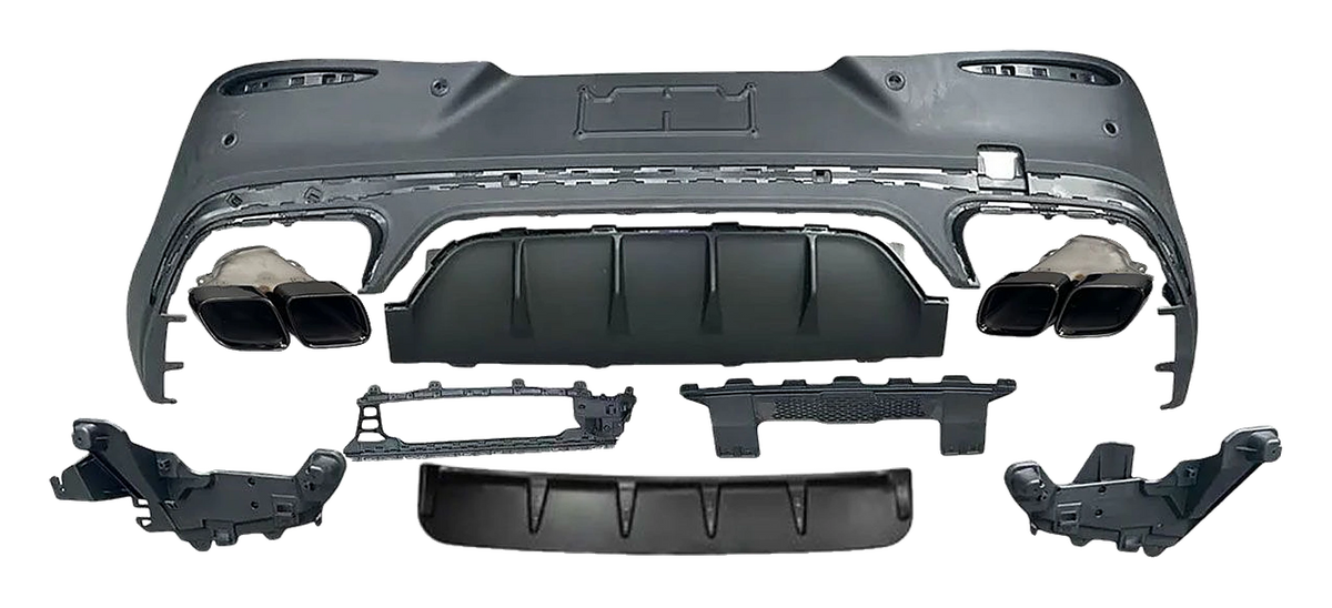 Mercedes-Benz GLC Coupe (X254) Rear Diffuser GLC 63 AMG Look V4