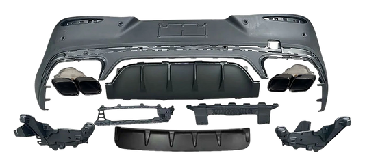 Mercedes-Benz GLC Coupe (X254) Rear Diffuser GLC 63 AMG Look V4