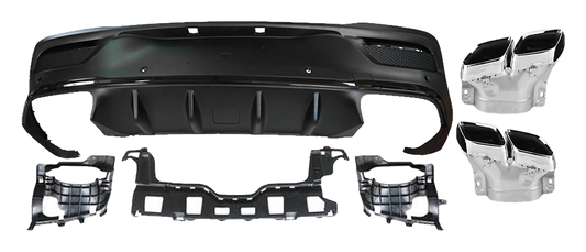 Mercedes-Benz GLE Coupe (W167) Rear Diffuser GLE 63 AMG Look V6