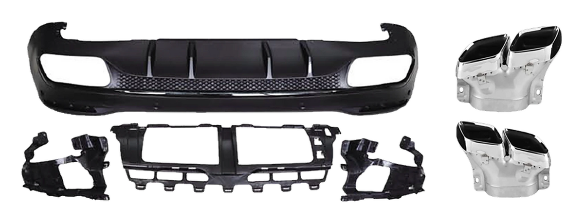 Mercedes-Benz GLE (W167) Rear Diffuser GLE 63 AMG Look V3
