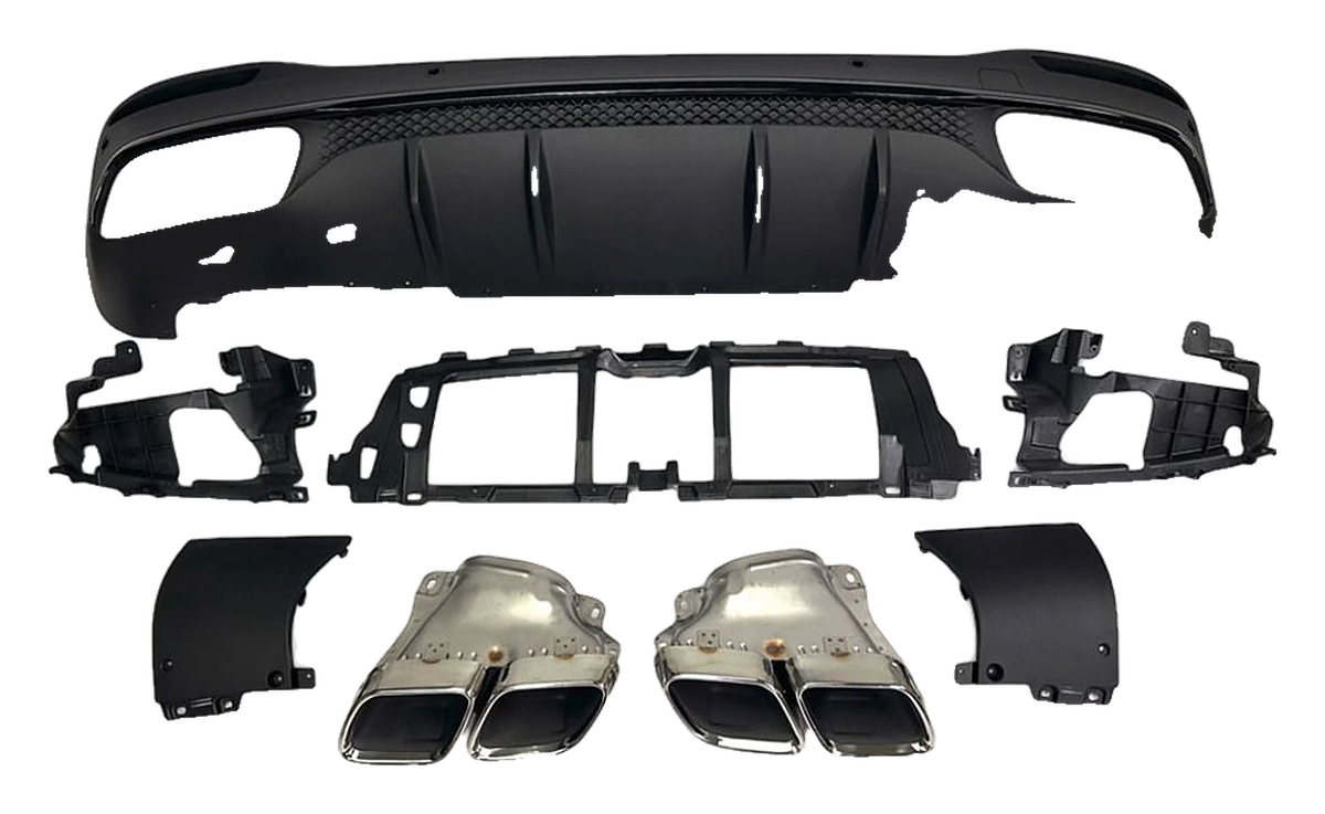 Mercedes-Benz GLS Rear Diffuser GLS 63 AMG Look V2