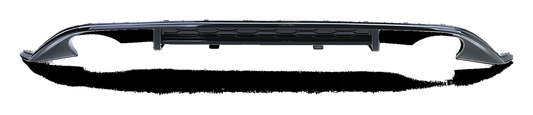 VW Golf 7 GTI Rear Diffuser Gloss Black O--O