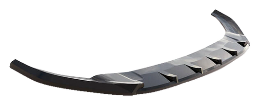 VW Golf 7 R Maxton Design Front Splitter Gloss Black V5